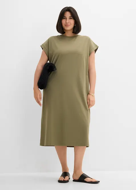 Abito in jersey di misto cotone biologico, bonprix