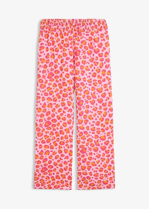 Pantaloni con elastico in vita in mussola vaporosa, bonprix
