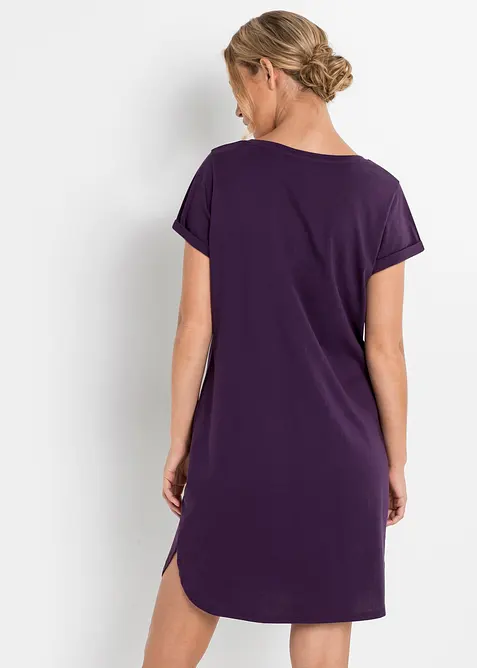 Camicia da notte corta in puro cotone biologico, bonprix