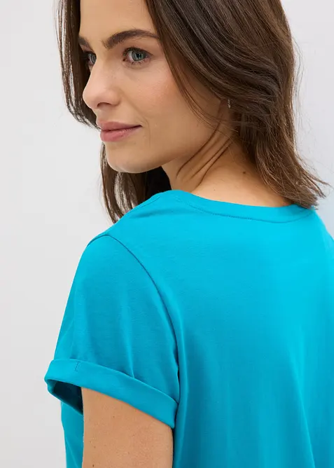 Camicia da notte corta in puro cotone biologico, bonprix