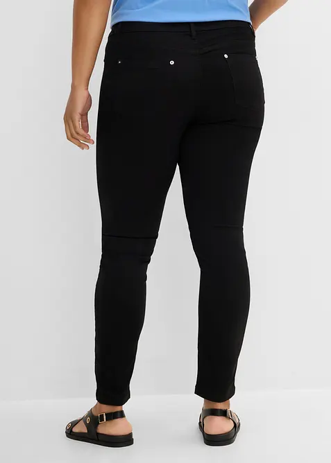 Jeans skinny ultra elasticizzati, vita media, bonprix