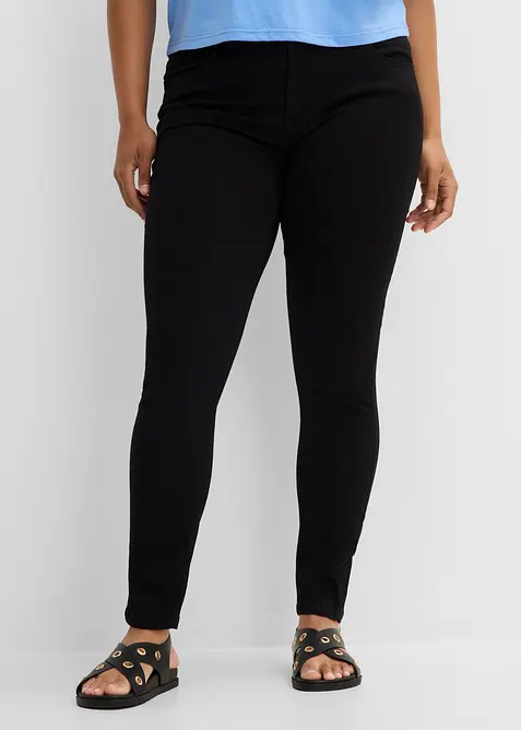 Jeans skinny ultra elasticizzati, vita media, bonprix