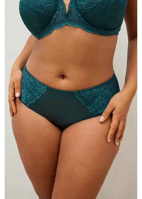 Slip alto con effetto lucido (pacco da 2), bonprix