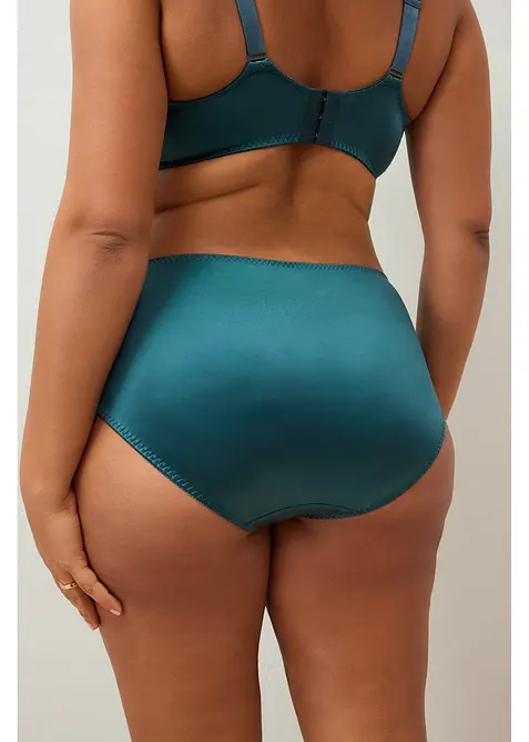 Slip alto con effetto lucido (pacco da 2), bonprix