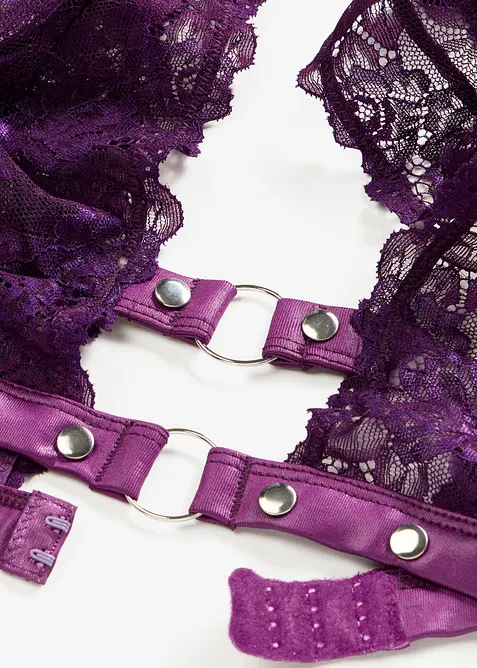 Reggiseno bustier e tanga ouvert (set 2 pezzi), bonprix