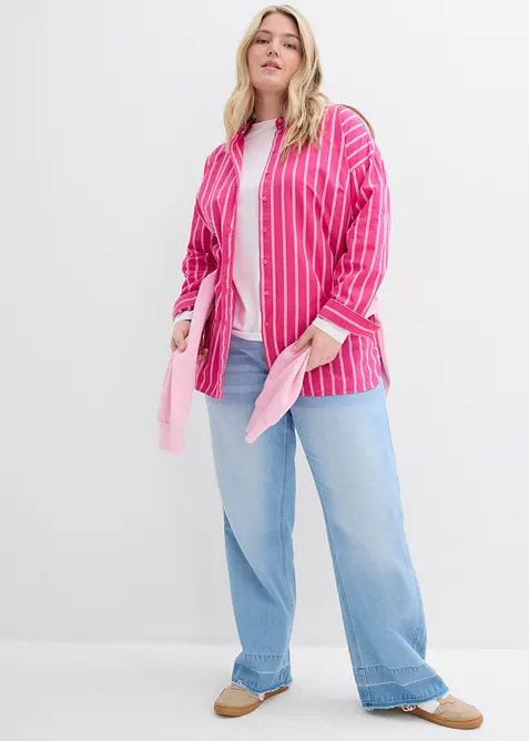 Camicia oversize in puro cotone, bonprix