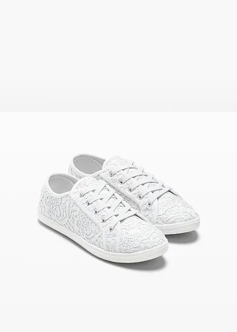 Sneaker con pizzo, bonprix