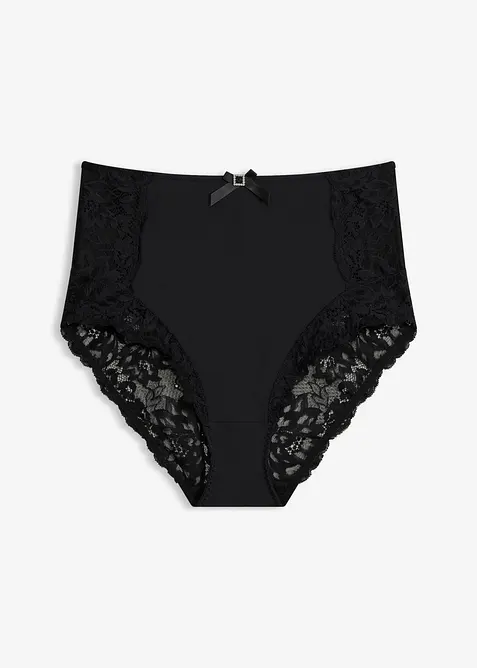 Slip a vita alta con pizzo, bonprix
