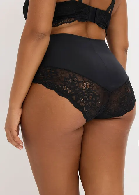Slip a vita alta con pizzo, bonprix