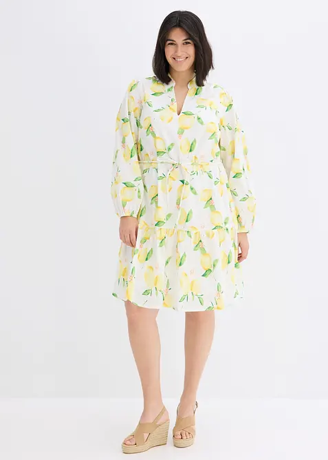 Abito tunica in puro cotone, bonprix