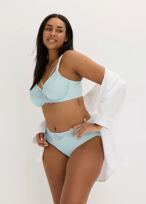 Reggiseno minimizer con pizzo delicato, bonprix