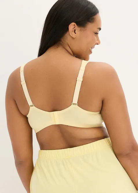 Reggiseno senza ferretto con cotone (pacco da 3), bonprix