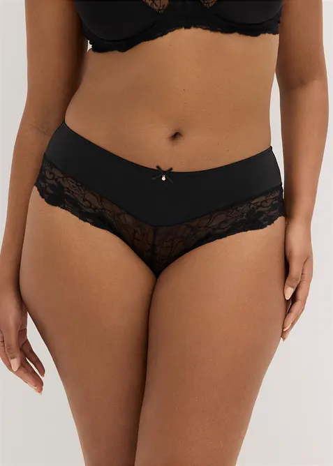 Panty con pizzo raffinato (pacco da 2), bonprix