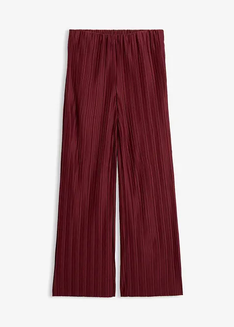 Pantaloni in jersey plissettati, bonprix