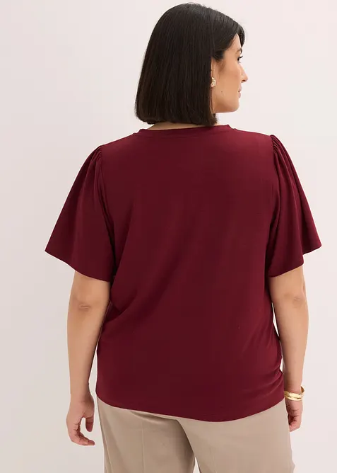 Maglia in viscosa con bottoni, bonprix