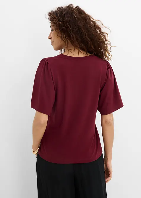 Maglia in viscosa con bottoni, bonprix