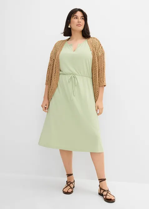 Abito in jersey di misto viscosa fluido, bonprix