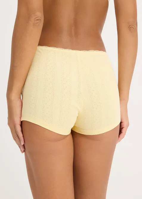 Boxer aderenti con cotone morbido (pacco da 4), bonprix