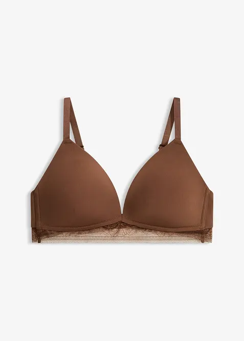 Reggiseno con coppe preformate senza cuciture e senza ferretto, bonprix