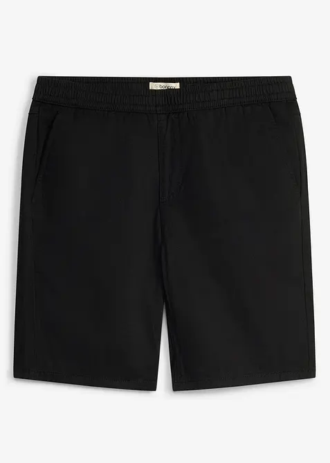 Bermuda in puro cotone con elastico in vita, regular fit, bonprix
