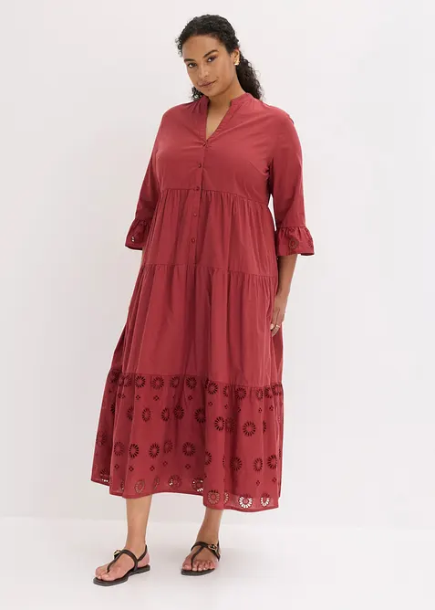 Abito lungo in puro cotone, bonprix