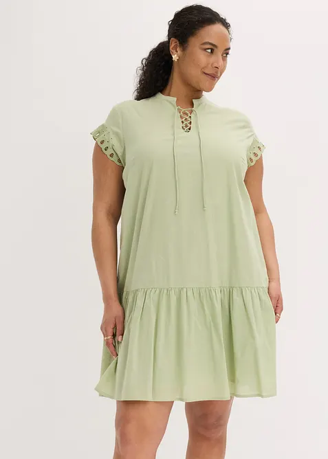 Abito tunica in puro cotone, bonprix