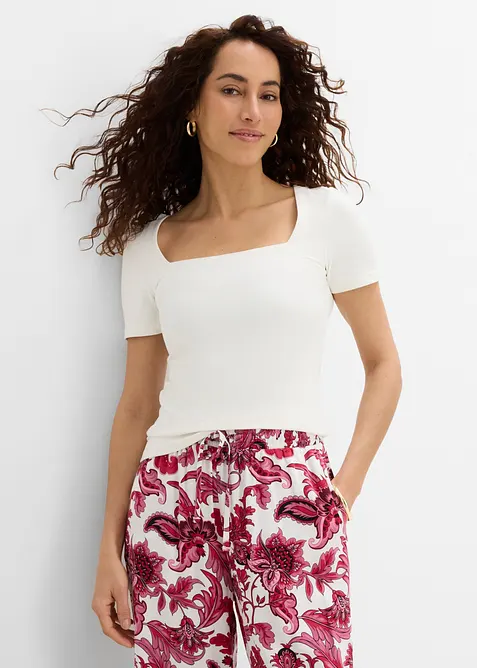Maglia con scollatura a carr&eacute;, bonprix