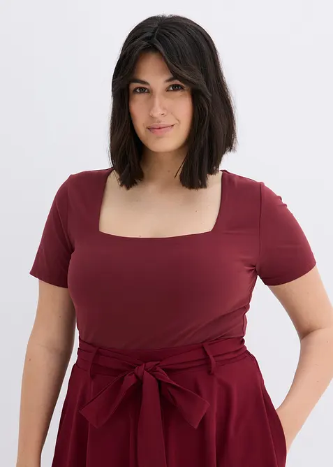 Maglia con scollatura a carr&eacute;, bonprix