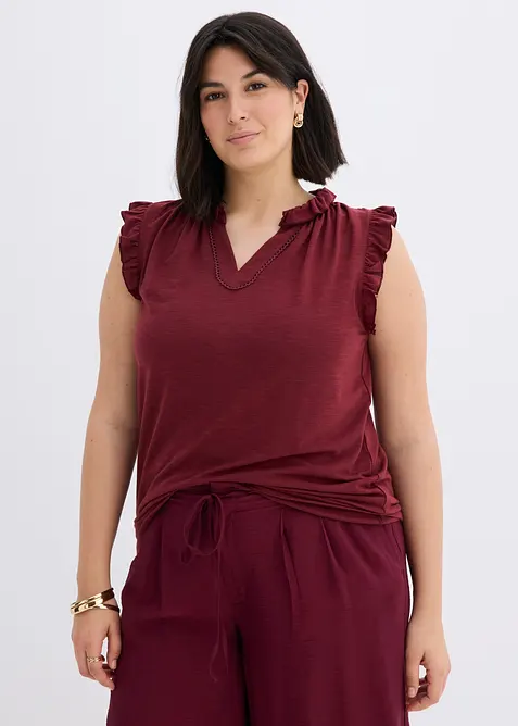 Top con pizzo, bonprix