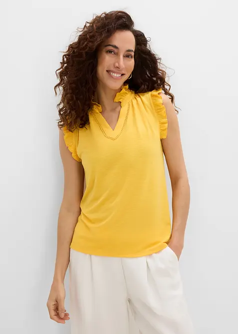 Top con pizzo, bonprix