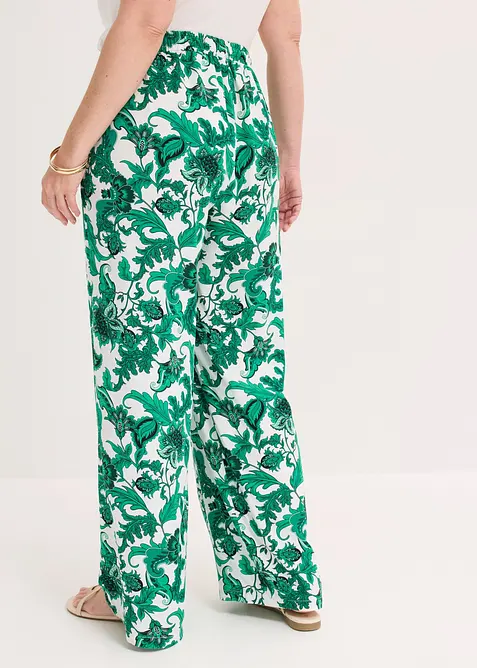Pantaloni larghi in viscosa fluida, bonprix
