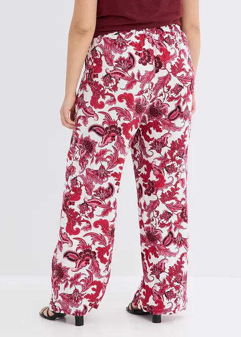 Pantaloni larghi in viscosa fluida, bonprix