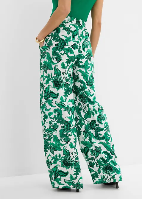 Pantaloni larghi in viscosa fluida, bonprix