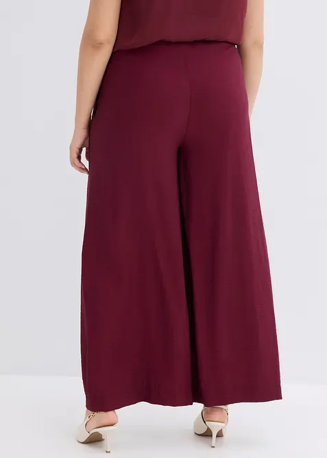 Pantaloni con elastico in vita in misto viscosa, bonprix