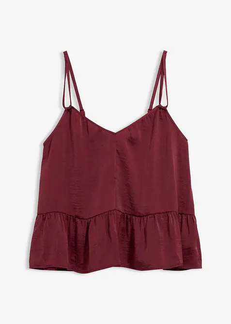 Top in satin fluido, bonprix