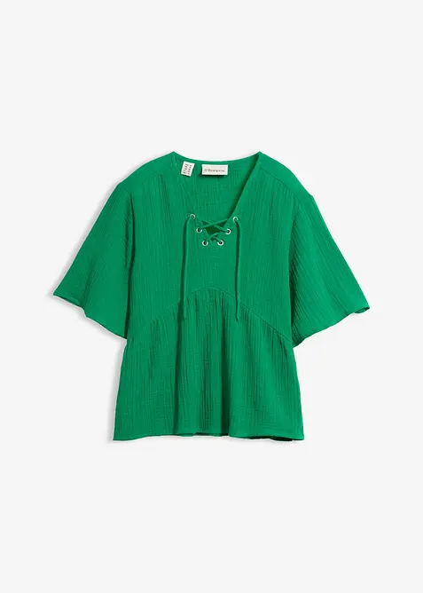 Blusa in mussola vaporosa, bonprix