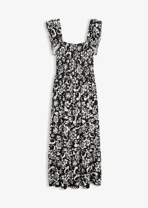 Abito midi in misto viscosa, bonprix