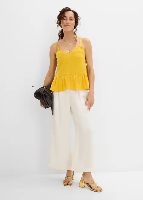 Top in satin fluido, bonprix