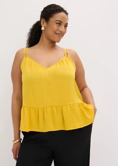 Top in satin fluido, bonprix