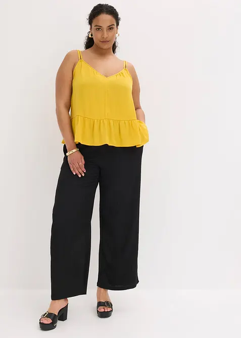 Top in satin fluido, bonprix