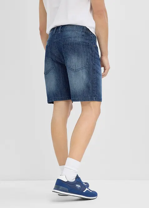 Shorts di jeans leggeri con elastico in vita, relaxed fit, bonprix
