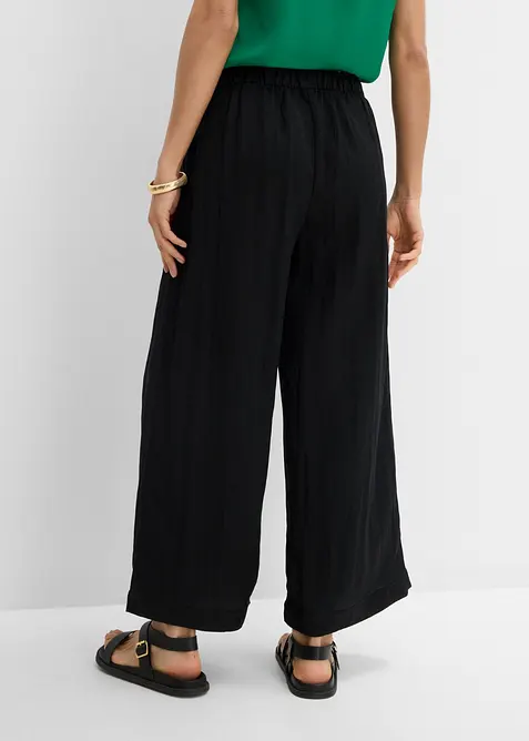 Pantaloni culotte con viscosa fluida, bonprix