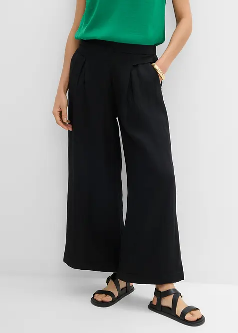 Pantaloni culotte con viscosa fluida, bonprix