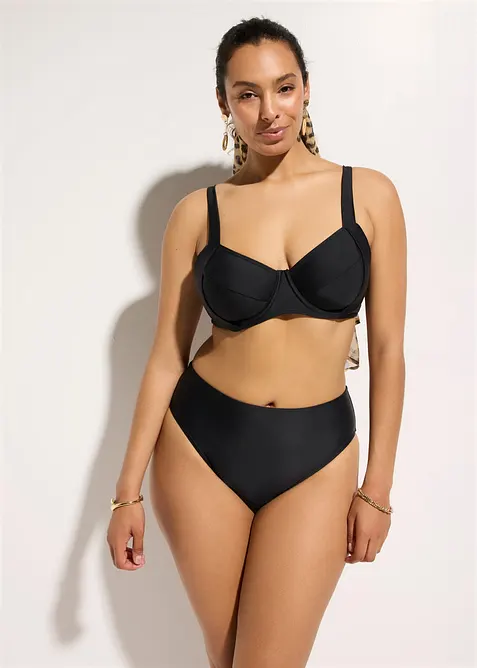 Bikini minimizer con slip a vita alta leggermente modellanti (set 2 pezzi), bonprix