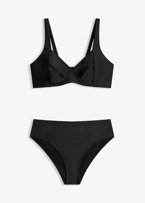 Bikini minimizer con slip a vita alta leggermente modellanti (set 2 pezzi), bonprix