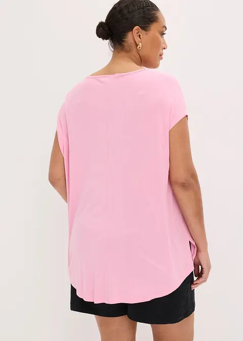 Maglia lunga in misto viscosa, bonprix