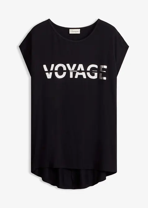 Maglia lunga in misto viscosa, bonprix