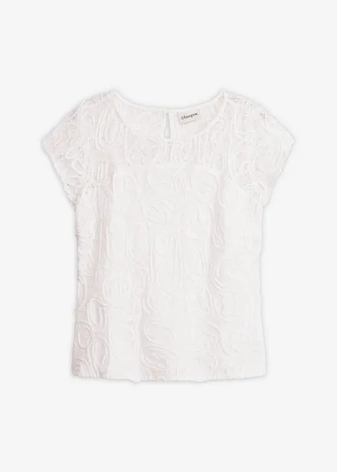 Blusa in pizzo, bonprix
