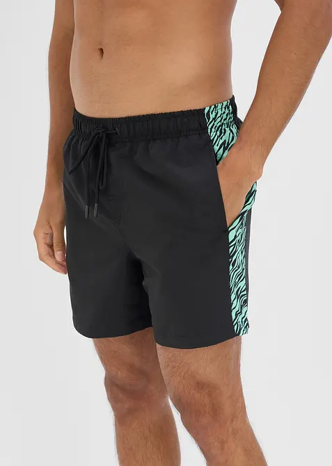 Pantaloncini da mare con inserti fantasia, bonprix