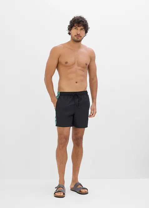 Pantaloncini da mare con inserti fantasia, bonprix